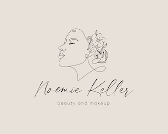 Elegant Logo Design, Premade Small Business Logo, Goddess logo, Beauty Logo, Hand drawn Logo, Wellness Logo, Boutique Logo, Modern Logo