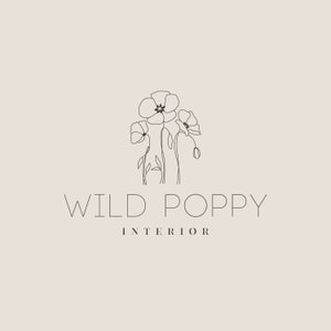 Botanisches Logo, vorgefertigtes Logo-Design, minimalistisches modernes Logo, benutzerdefiniertes handgezeichnetes Logo, Geschäftslogo, professionelles Logo, Branding-Logo-Design