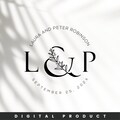 Elegant Wedding Monogram, Modern Wedding Logo, Premade Wedding Monogram, Wedding Invitation, Initials Wedding, Couple Logo, Wedding Design product logo