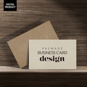 Design de cartão de visita pré-fabricado, design de cartão de visita elegante, design minimalista moderno, design de cartão de visita personalizado, produto digital