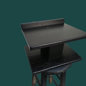 Speaker Stand Custom Made  14&quot; solid Oak.
