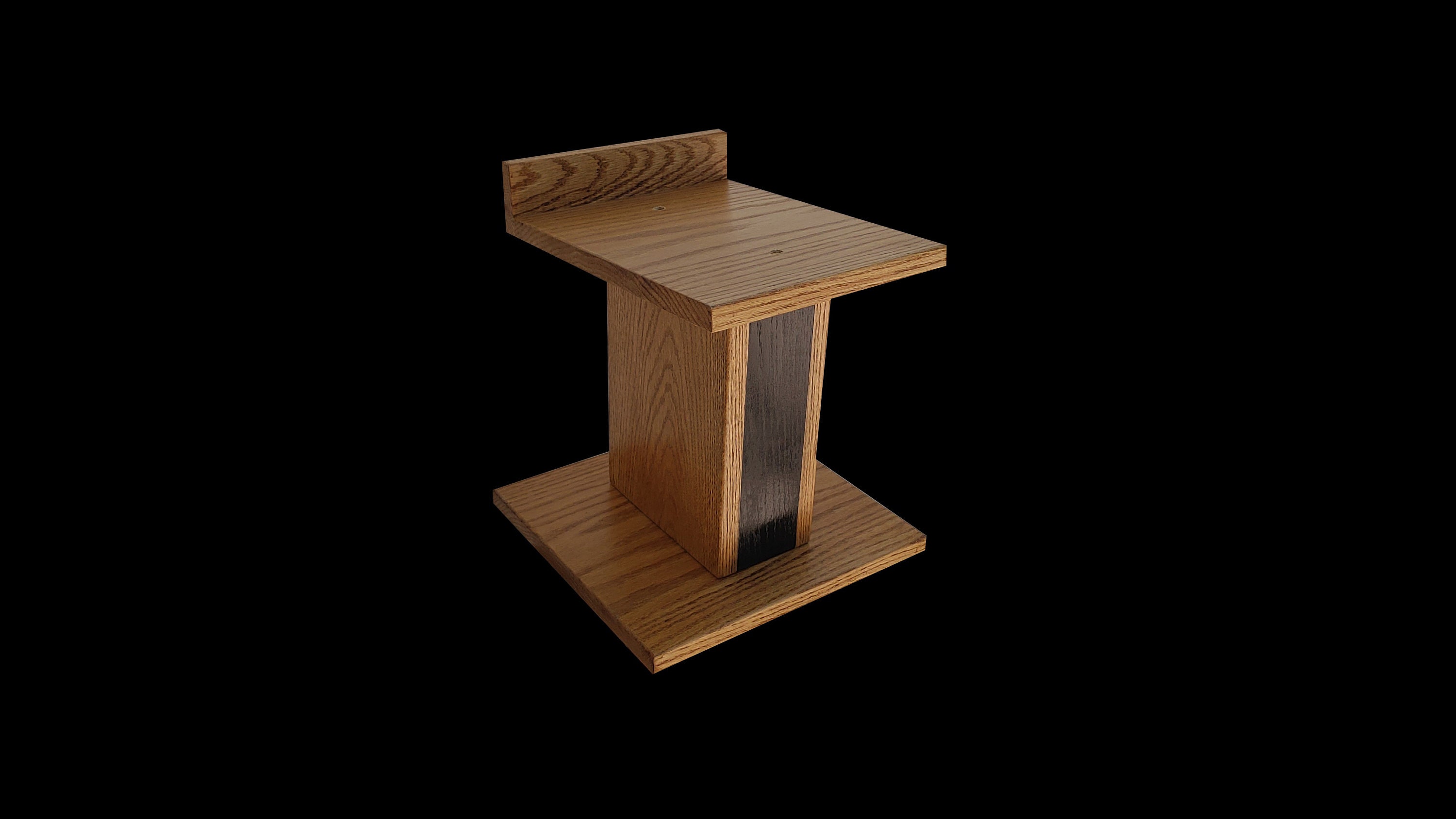 Boo Shelf Speaker Stand Custom Made 12" Solid oak.