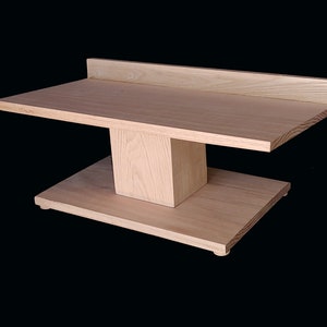 Custom Hand Made Oak center channel speaker stand.