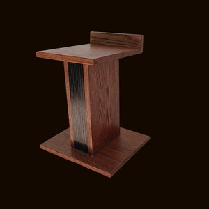 Speaker Stand Custom Made 15&quot; Solid oak.