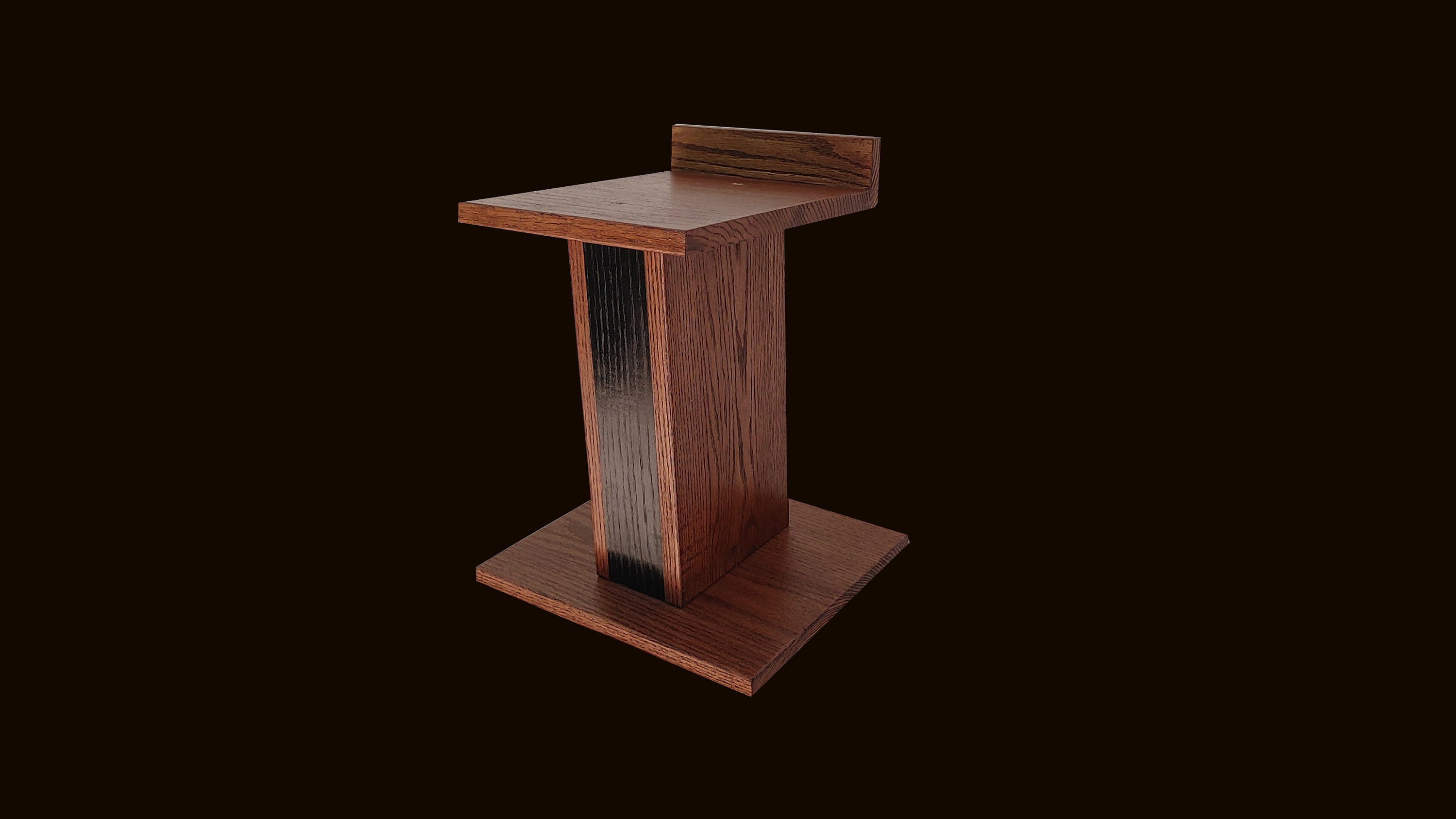 Speaker Stand Custom Made 15" Solid oak.