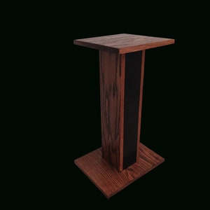 Speaker Stand Custom Made 24" solid Oak.