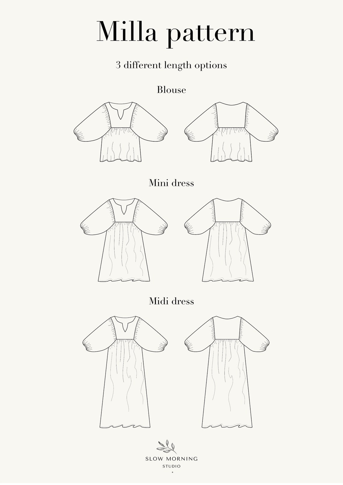 Digital Sewing Pattern Digital PDF Sewing Pattern for Women Etsy UK