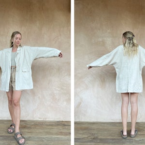 Sewing pattern for women, Blazer sewing pattern, Coat sewing pattern, Oversized jacket sewing pattern, Digital sewing pattern Boho sewing image 2