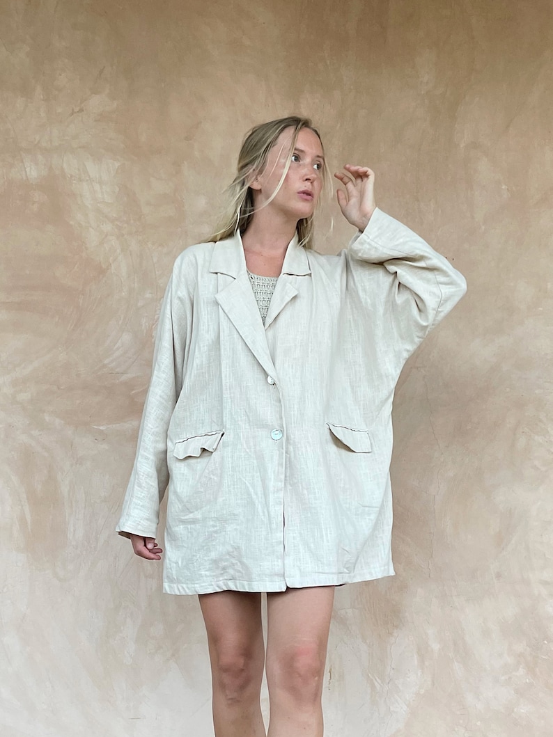 Sewing pattern for women, Blazer sewing pattern, Coat sewing pattern, Oversized jacket sewing pattern, Digital sewing pattern Boho sewing image 3