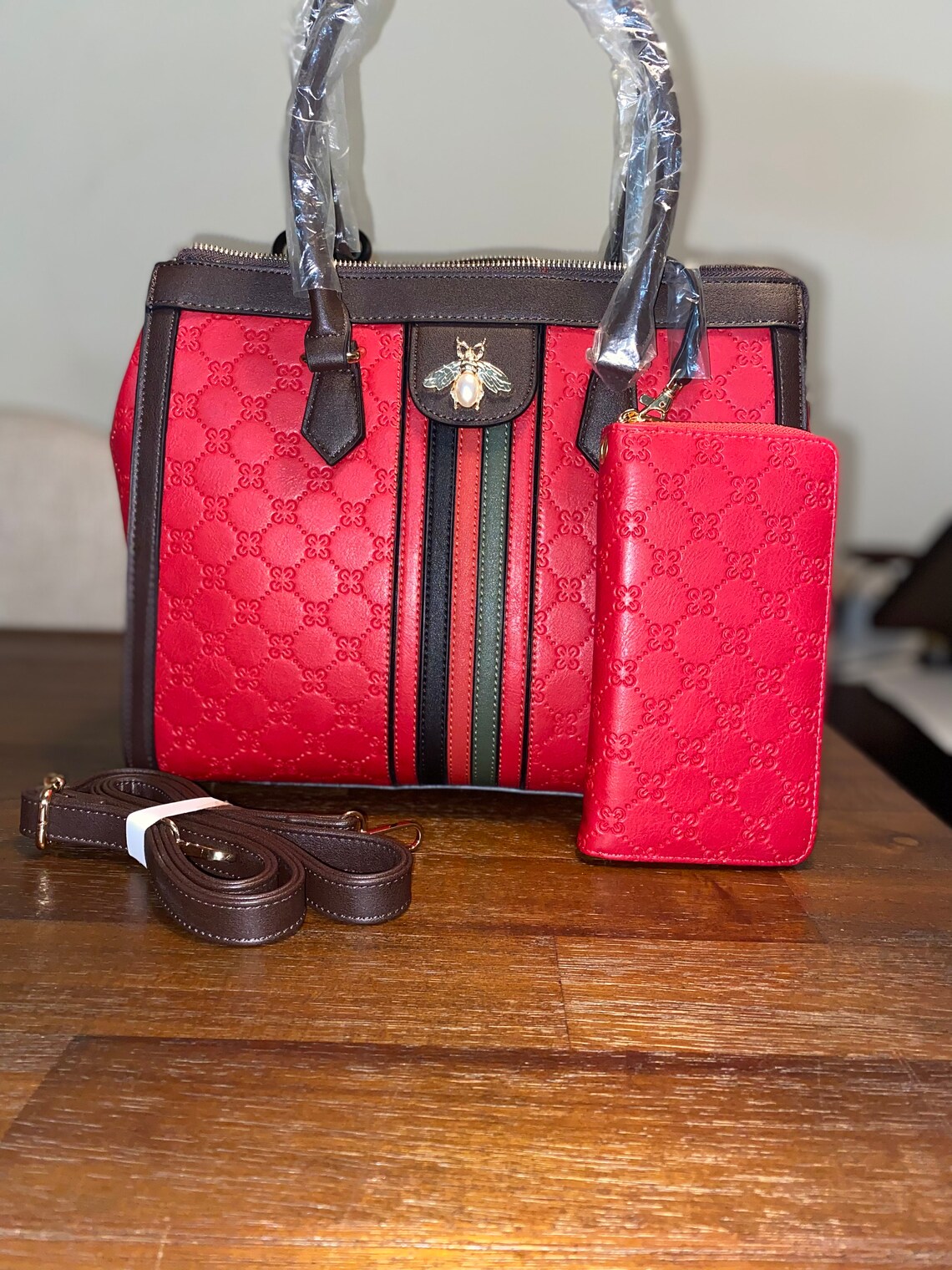 Designer Handbag Diophy Signature Bee Handbags with Matching Etsy