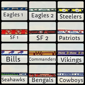 Sports Teams Patterns- Replacement HRM for burn band