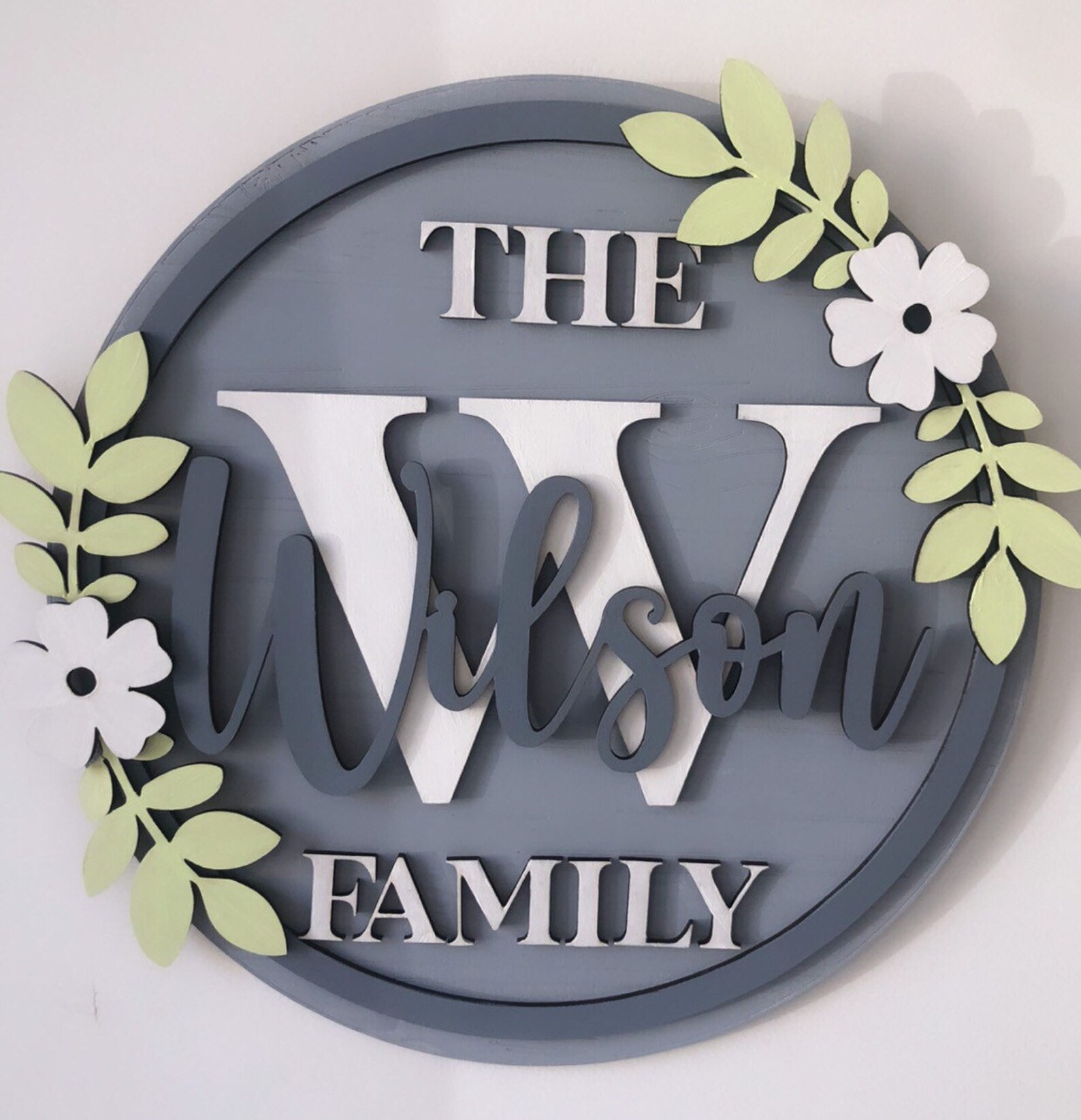 Personalised family plaque / wall hangings / door plaques Etsy