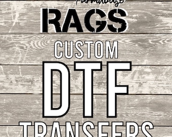 Custom Direct Transfer Film DTF Transfer, Ready to Press, Custom Transfer, DTF Print, Custom Heat Transfer, Heat Transfer