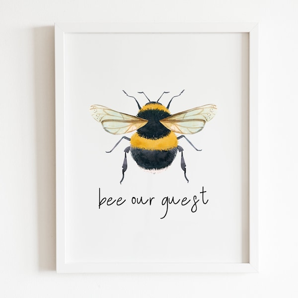 Be Our Guest Print - Wall Art | Home Decor | Home Wall Art