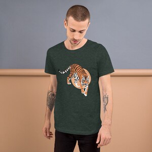 Moon Tiger Unisex t-shirt