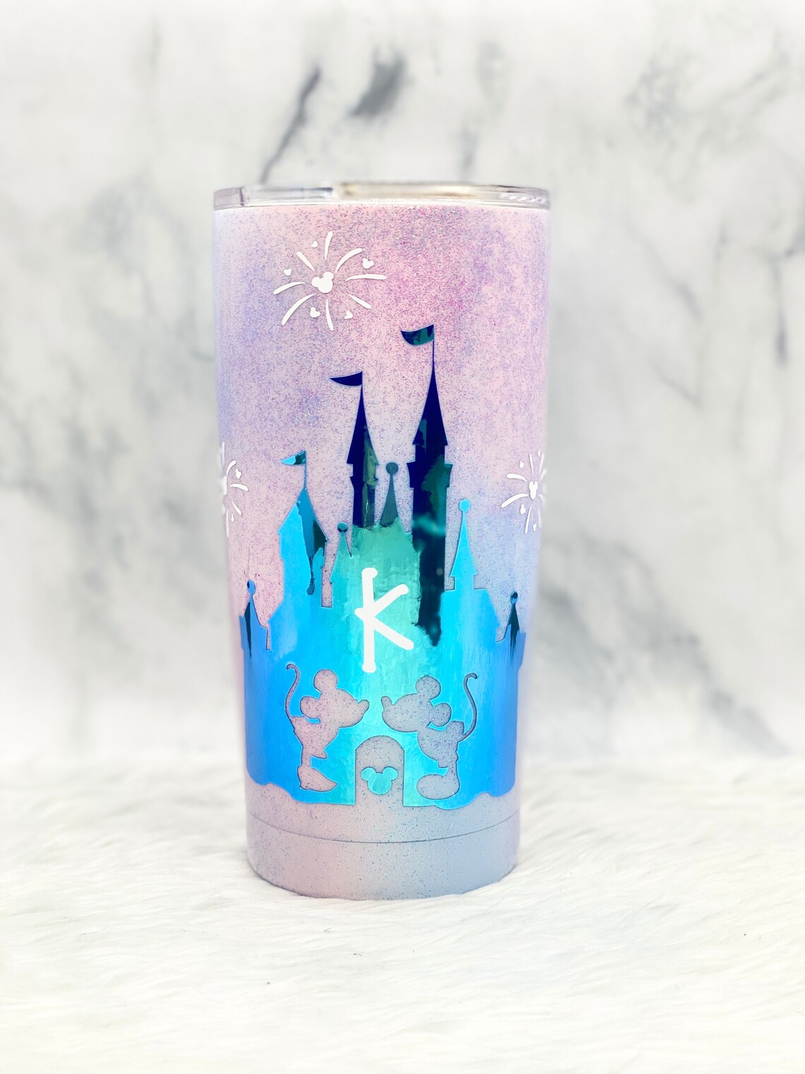 Disney Castle Adulting Glitter Tumbler Personalized Etsy