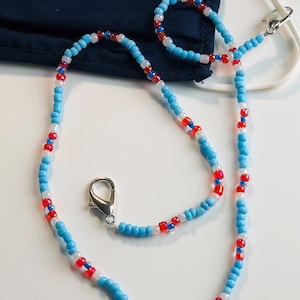 Personalized Face Mask Lanyard, Teacher Lanyard, Gift for School Nurse, Kids Face Mask Holder, Custom Name Mask Chain, Adult Face Lanyard
