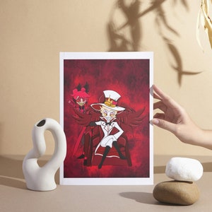 Hazbin Hotel Art Print/ anime Valentines Present