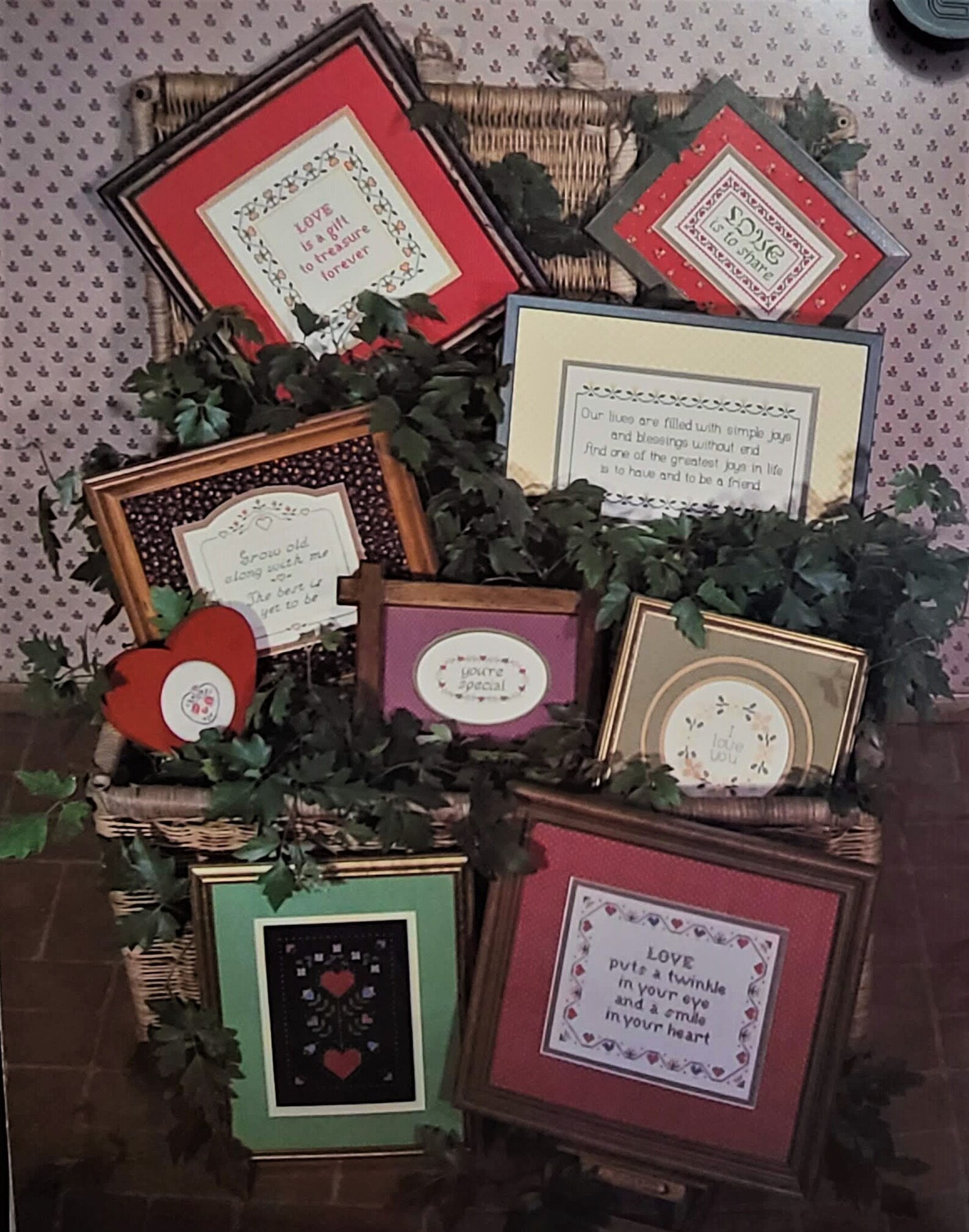 Hearts and Flowers Sue Hillis Counted Cross Stitch Pattern ...