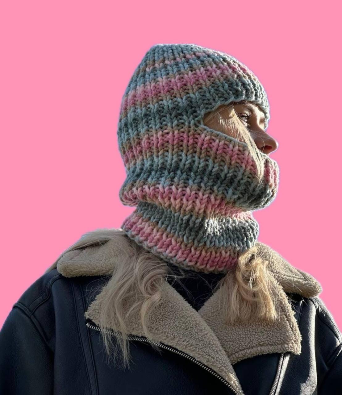 Knit Balaclava Women Winter Hats for Women Winter Face Mask