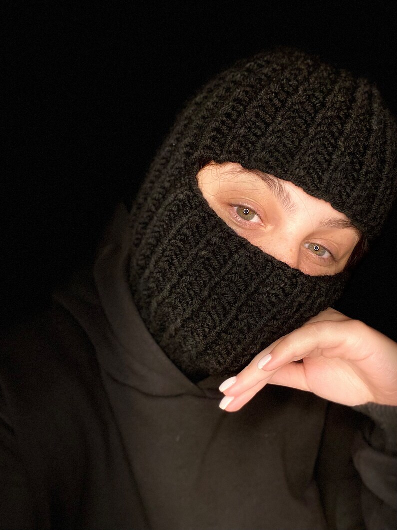 Balaclava/ Face Mask/ Winter Hats /knit Face Mask/ Knit Etsy