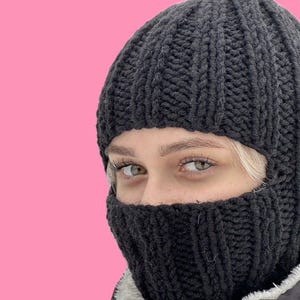Knit Balaclava, Crochet Balaclava, Ski Mask, Balaclava Pattern, Balaclava Knit, Colorful Balaclava, Mohair Balaclava, Crochet Ski Mask