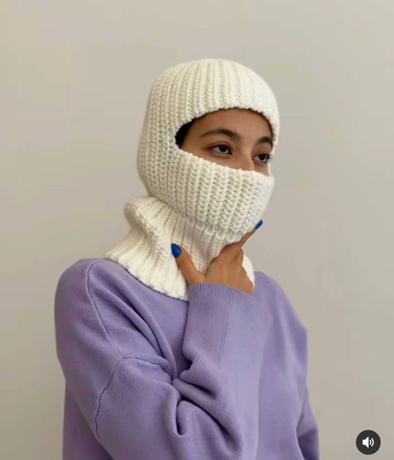 Balaclava/ Face Mask/ Winter Hats /knit Face Mask/ Knit Etsy