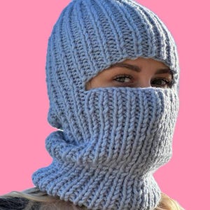 Women’s Knit Balaclava, face mask, winter hats , nit face mask, knit balaclava, handmade hats, beanie hat, ski mask