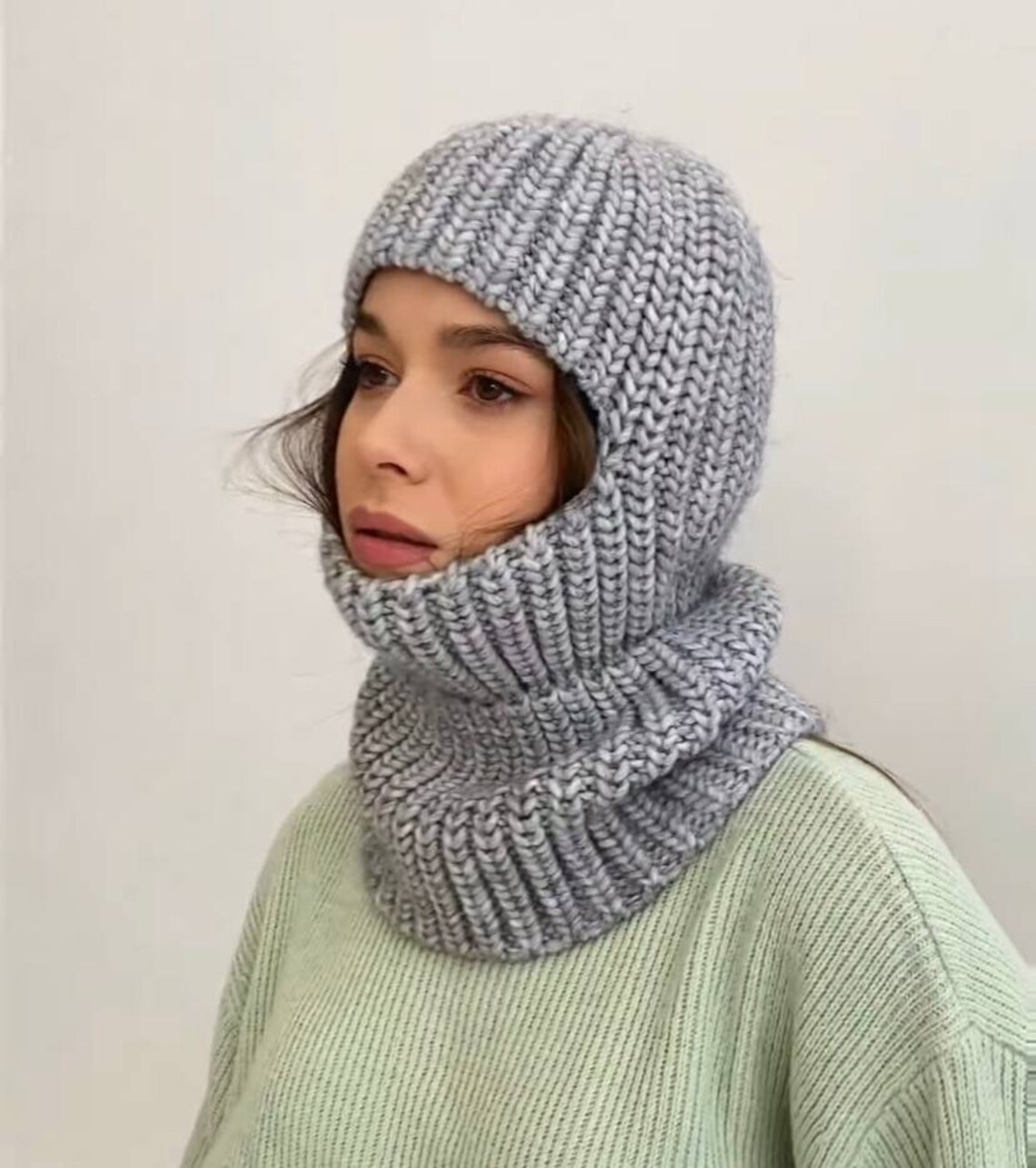 Balaclava/ Face Mask/ Winter Hats /knit Face Mask/ Knit Etsy
