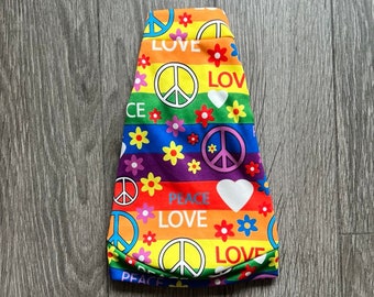 Pull Peace and Love pour sphynx/petits animaux de compagnie