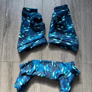 Alpine Fleece Cheshire Cat Smile jumper/Onesie for Sphynx/Small Pets