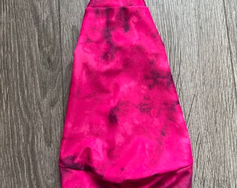 Pull rose tie and dye avec protection UV (UPF 50+) pour sphynx/petits animaux de compagnie