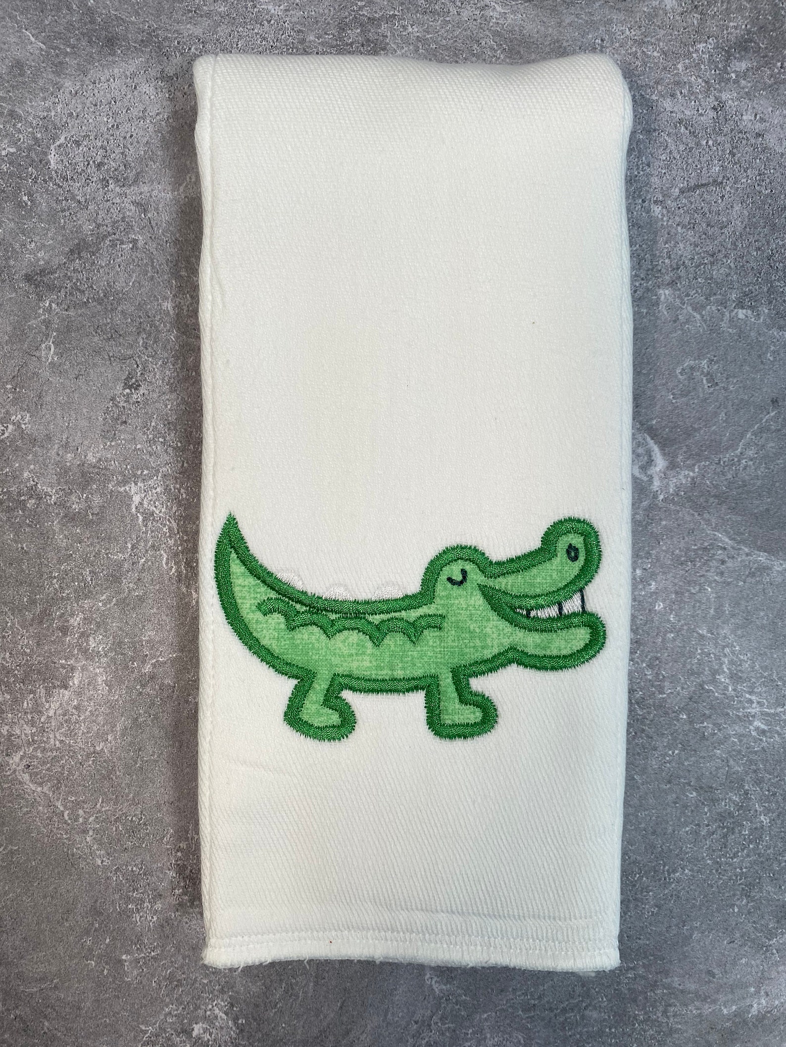 Embroidered Alligator Applique - Etsy