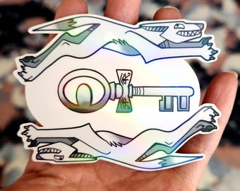 Wepwawet Key - Holographic Vinyl Sticker