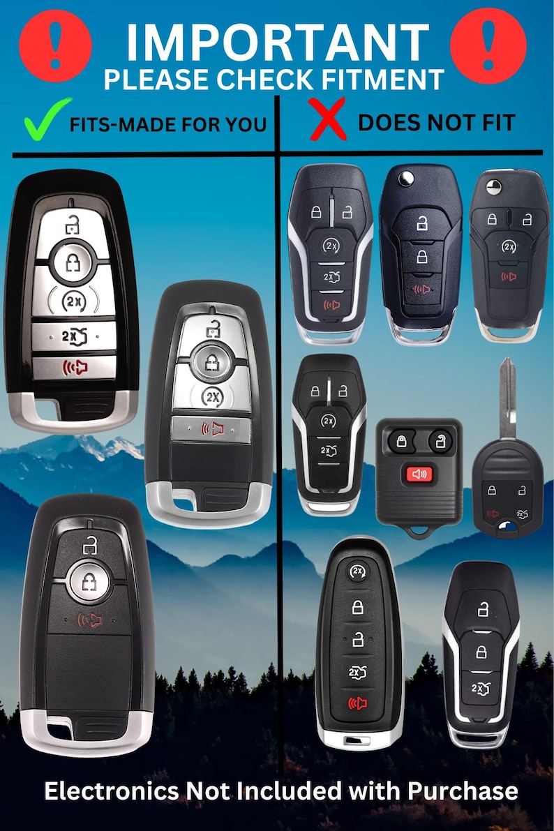 Ford 2017+ Key Fob Case Upgrade (non-reversible) - Etsy
