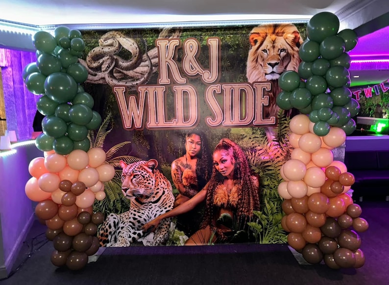 Safari Backdrop Design - Etsy