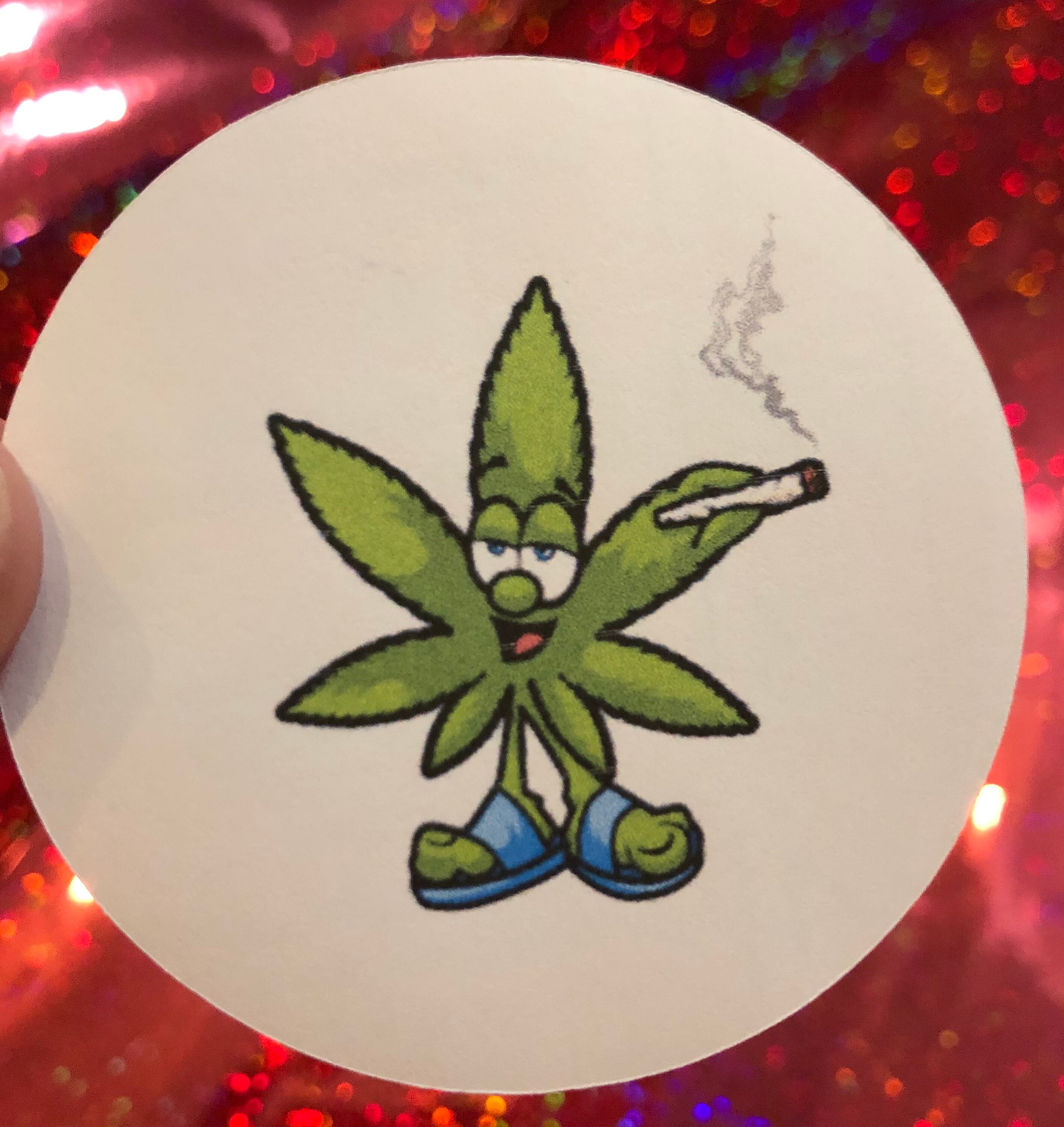 Weed 4/20 Marijuana Sticker 2.5 inches Etsy