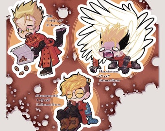 Vash the Stampede Vinyl Stickers
