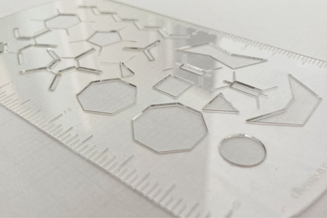 Organic Chemistry Stencil Pro - Etsy Australia