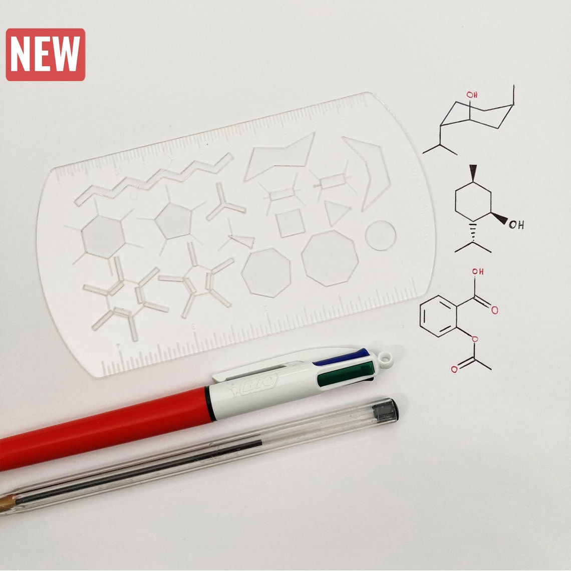 Organic Chemistry Stencil Pro - Etsy Australia