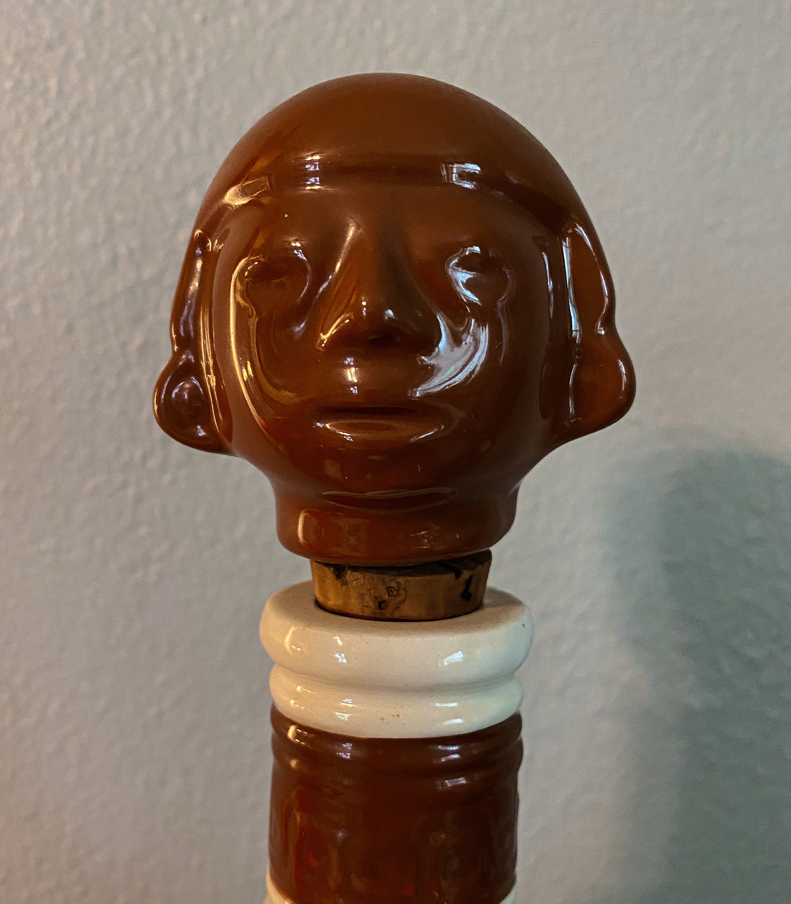 Vintage 1960's Ceramic Kahlua Bottle Decanter With Aztec Etsy