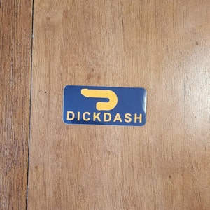 DickDash Sticker - Gay humor - Gay gift - Doordash - Parody - Queer Stickers - Delivery Driver