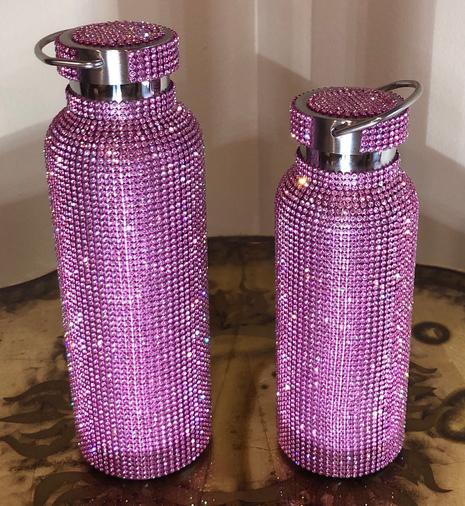 NEW COLORS Bling Rhinestone Covered Water Bottles Etsy