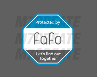 Protected by FAFO decals - TikTok