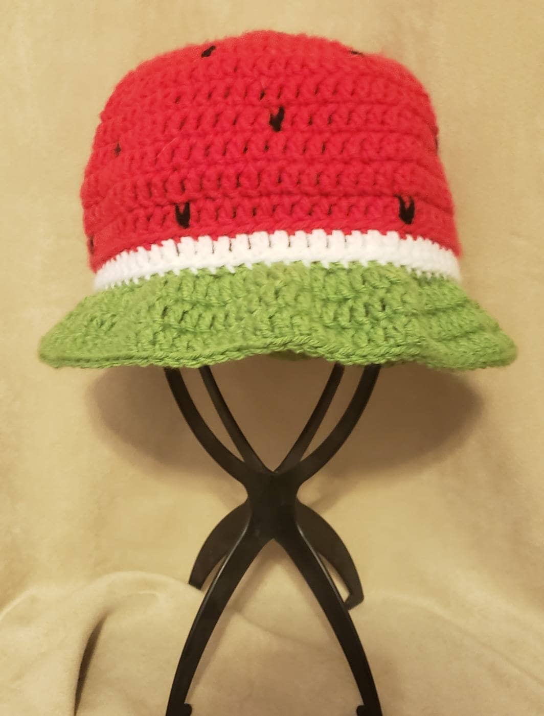 Watermelon Sugar Crochet Bucket Hat Etsy UK