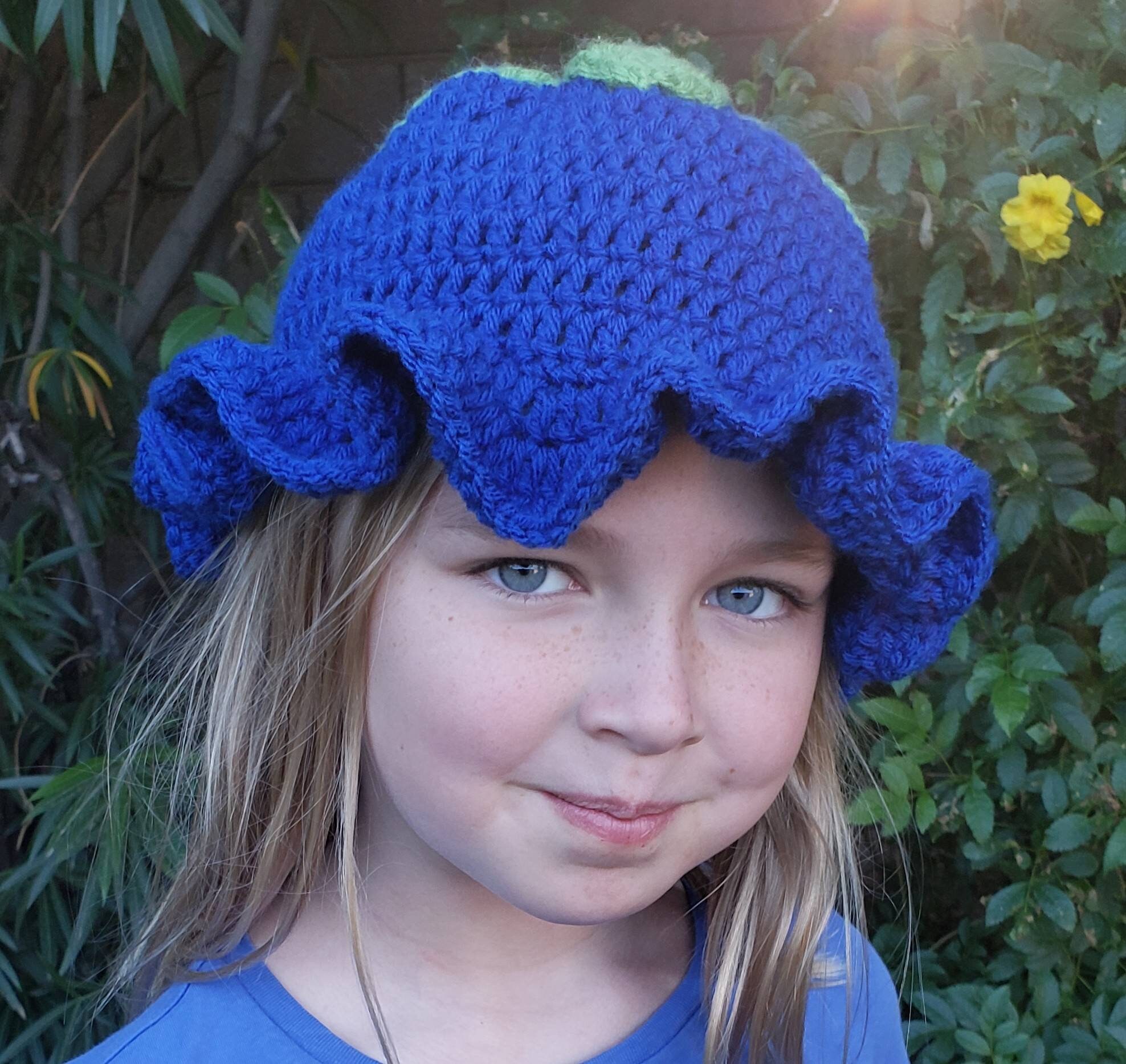 3D Blueberry Crochet Bucket Hat - Etsy