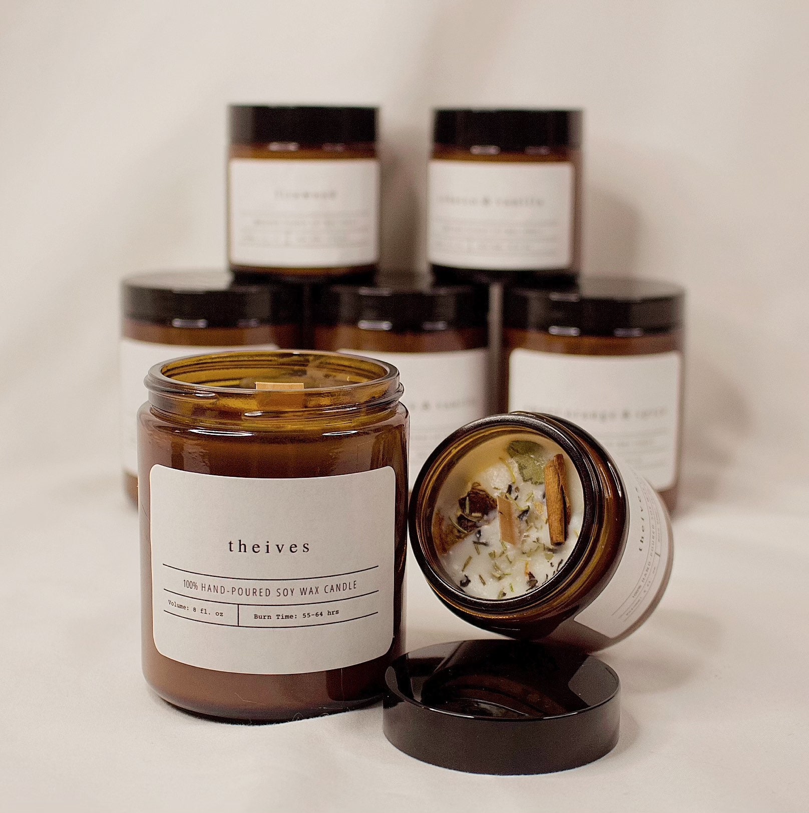 100 Organic & Vegan Soy Candles Etsy Canada