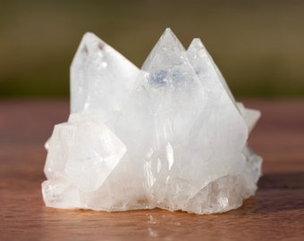 Chunky Clear Apophyllite Crystal Cluster | Natural Raw Apophyllite Cluster | Crystal Lover Gift