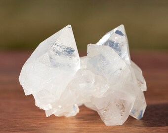 Clear Apophyllite Crystal Cluster | Natural Raw Apophyllite Cluster | Crystal Lover Gift