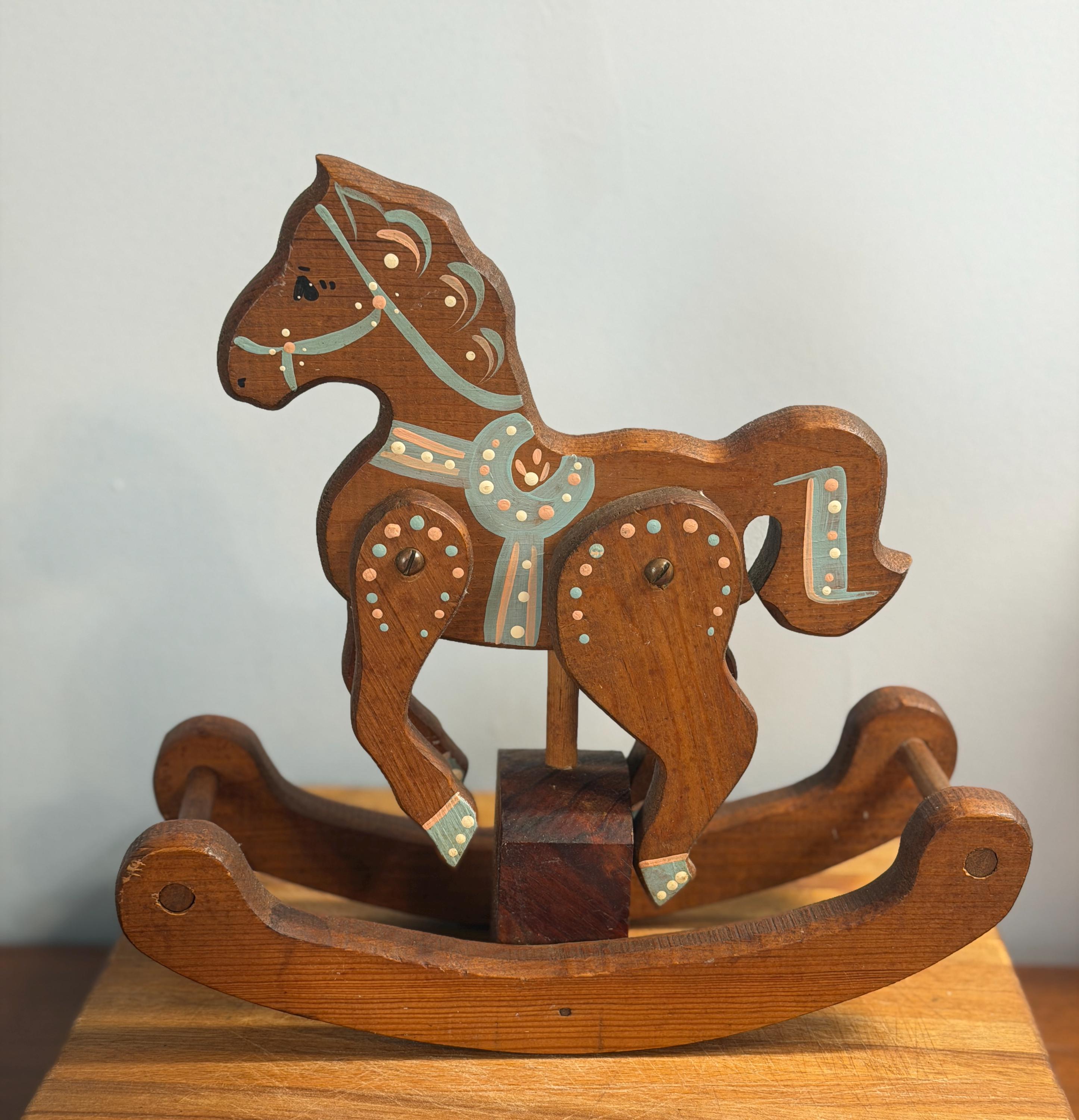 90s Rocking Horse - Etsy